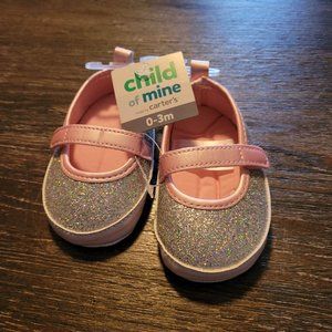 Carters Child o mine sparkly shoes 0-3m